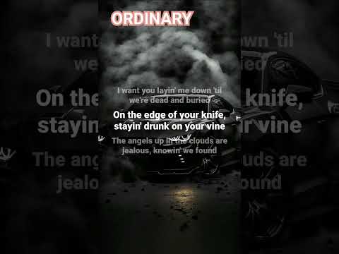 ORDINARY song #lyrics #ordinarysong #shortsfeed #fypp #ytshort #trending #couple #marriedlife #fyp
