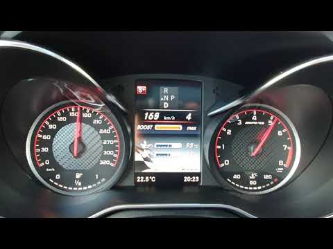 Mercedes C63 S AMG ACCELERATION 0-200 KM/H Launch control