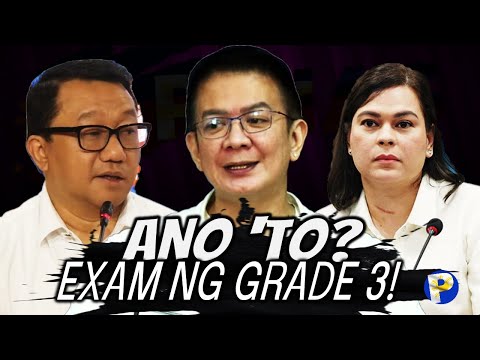 "Ano 'to? Exam ng Grade 3!" Sinagot ni Chiz Escudero ang mga pahayag ni Chua