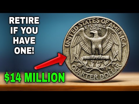 Do You Have This Rare USA Washington Quarter Dollar Coin Worth Millions Dollars Could Make You Rich