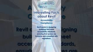 INTERESTING FACTS ABOUT REVIT | ACCESSIBILITY COMPLIANCE #learningrevit #revit #bim