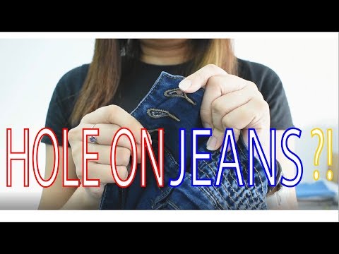 HOLE ON JEANS?!