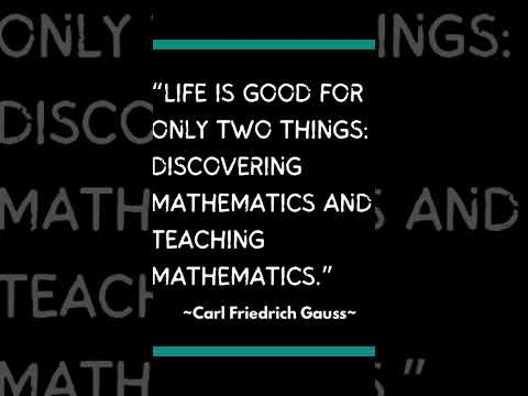 Discover Math, Teach Math! #discover #teach #gauss #mathematician #ilovemath #mathclix