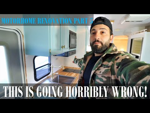 I FOUND A CATASTROPHIC PROBLEM WITH MY RV MOTORHOME RENOVATION