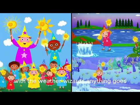 Toddler Song  The Weather Wizards | Learn Weather & Seasons for Kids! 🎵✨
