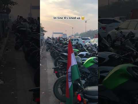 In-line 4🫶🏻🥹 #youtubeshorts #superbike #exhaust #addyprobiker