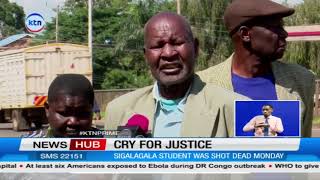 Derrick Machanja, a 22 year old engineering student shot dead in Kakamega during fuel protests