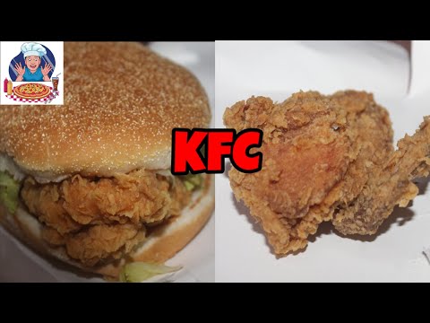 Chicken Zinger Burger and Fried crispy chicken at KFC | VMG'S  Kitchen & Vlogs