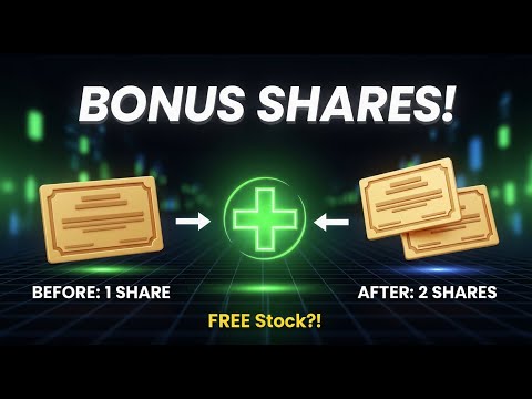 Bonus Shares Explained: How to Get FREE Shares From Companies (in 2 Minutes!)