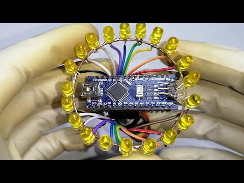 Awesome LED Chaser Circuit #shorts