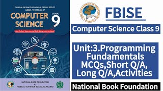 Class 9 Computer Unit 3,Complete Exercise| New Syllabus 2024|LearnOnlineWithAnum