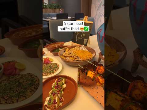 5 start Hotel Buffet food tour #foodreview #food