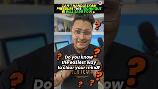 Easy Technique to Handle Exam Pressure🔥🔥#boardexam2024 #abhisheksirmotivation #vedantuclass10