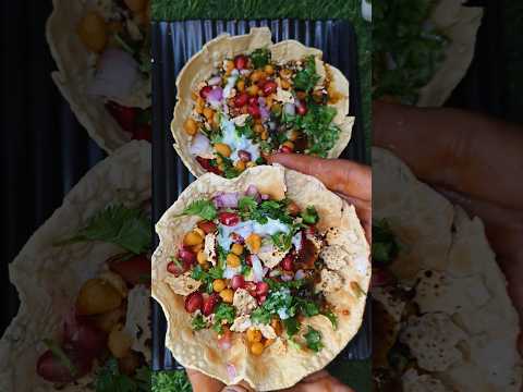 Masala Papad Chaat Recipe | Unique Recipe | #youtubeshorts #viral #shortsviral #viralshort #shorts