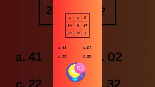 IQ TEST XLVI #maths #brainsolution #brainteasers #mathstricks  #brainpower #cognitivechallenge
