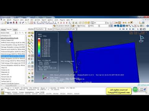 ABAQUS Tutorials Step-By-Step Simulation of high velocity impact of silicon carbide edit