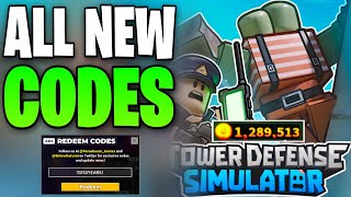 *NEW* ALL WORKING CODES TOWER DEFENSE SIMULATOR ROBLOX CODES 2025  TDS CODES 2025 ROBLOX