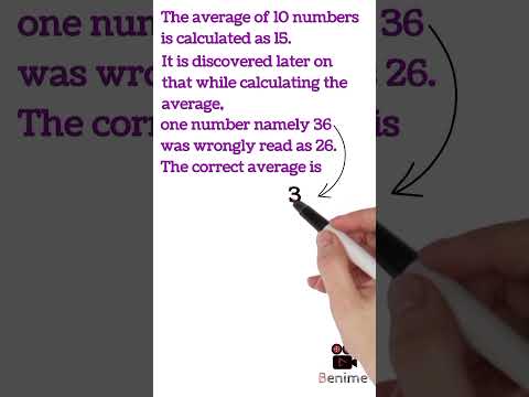 Average Calculation Mistake – Quick Correction Trick. #ExamPrep #maths #averageproblems #mathsshorts