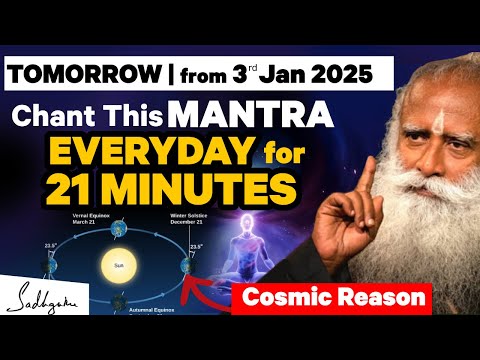 🔴RARE OPPORTUNITY | The UNIVERSE will help you | CHANT for NEXT 30 Days | Sadhguru