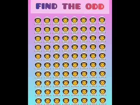 🧐find the odd emoji. in 10 seconds 97.8% fail🔥#findtheodd#shorts