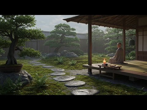 Night Rain Sanctuary Legend | Sacred Tale for Anxiety Washing & Peaceful Sleep Training