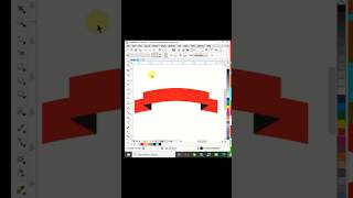 Ribbon Shape in Coredraw #learncoreldraw #envelopetool