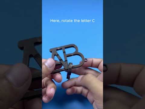 ABC Lock #puzzle #brainpuzzles #asahotak #jigsawpuzzletips
