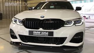 Exclusive first look at the M Performance Parts for the new BMW 3 Series
