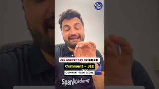 JEE Answer Key Out! 🚨 Comment for Direct Link! #shorts #jee2026