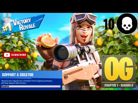 Fortnite OG | 10 Kill Win Gameplay | Controller Player | Creator Code: Cloakified (1080p Open)