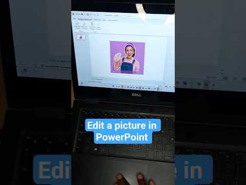 Editing a picture in PowerPoint