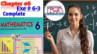 Class 6 maths || Chapter #6 Exercise #6•3 (Complete)|| Maths in Urdu Hindi