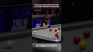 9 year old makes INSANE CLEARANCE and the crowd went WILD 🚀🔥 #ultimatepool #billiards