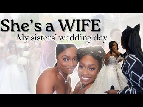 My sisters wedding day