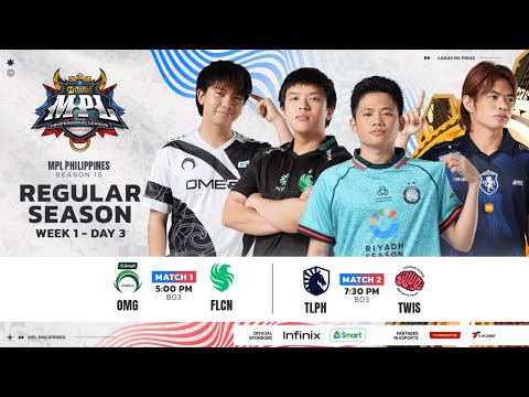 🔴 LIVE | MPL PH S15 | FILIPINO - Week 1 Day 3