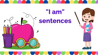 "I am" sentences | Practice sentences | English reading | Reading lesson for kids | #englishreading