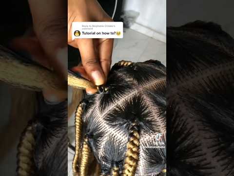 HOW TO: BRAID TUTORIAL #tutorial #protectivestyles #protectivehairstyle