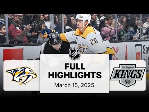 NHL Highlights | Predators vs. Kings | March 15, 2025