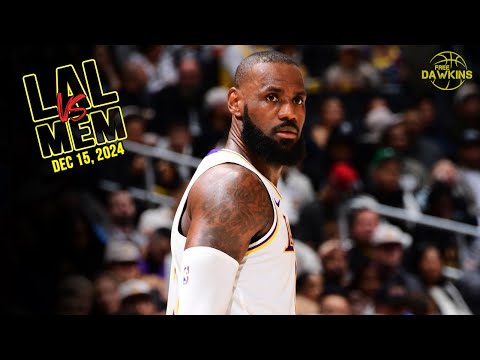 Los Angeles Lakers Full Team Highlights vs Grizzlies | Dec 15, 2024  | FreeDawkins