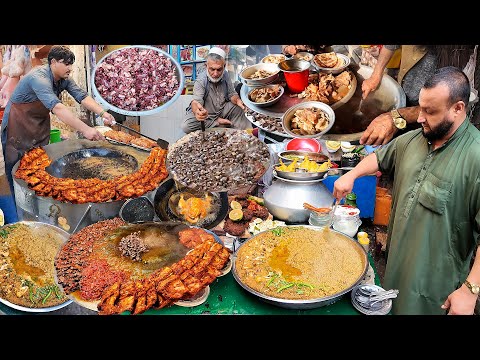 Cheap Street foods in Afghanistan | Morning Breakfast | Liver fry | Siri Paye