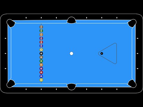 Billiards practice | Drill 7 poolbilliards.co | Kitchen Line