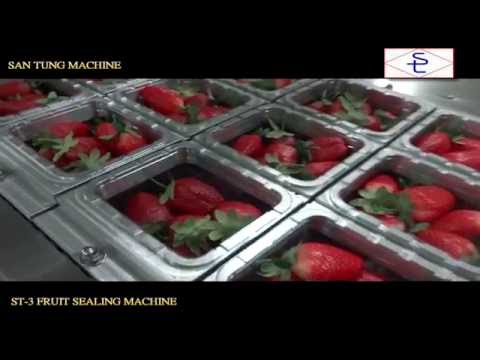 #Berries #fruitsalad  #sealing#草莓水果封口機 #ST-3紐西蘭 三統機械/santung