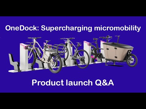 OneDockmicromobility charging and docking station – Q&A