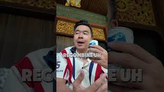 Reviewing a collagen infused milk in Bali