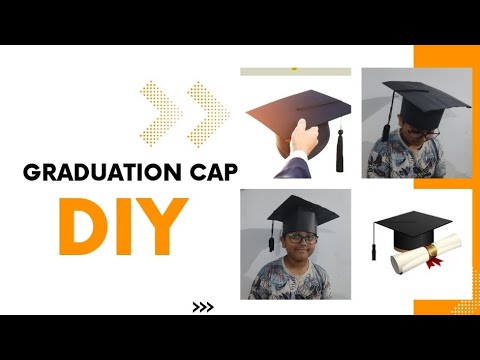 Learn to make Graduation Cap - very Easy DIY