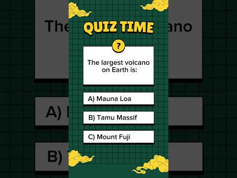 Earth Quiz Challenge: Test Your General Knowledge! Can You Choose the Right Answer? 🌎#quiz #trivia