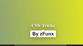 Channel Promo - CSS Tricks - Made With CSS