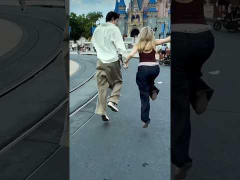 Meg and Milo having a friend date at Disney World #zombies4 #milomanheim #megdonnelly #disneyworld