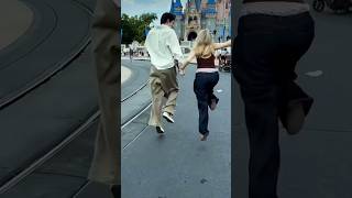 Meg and Milo having a friend date at Disney World #zombies4 #milomanheim #megdonnelly #disneyworld