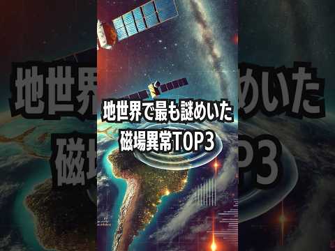 世界で最も謎めいた磁場異常Top3 #磁場異常 #南大西洋異常帯 #マグネティックヒル #バミューダトライアングル #不思議な現象